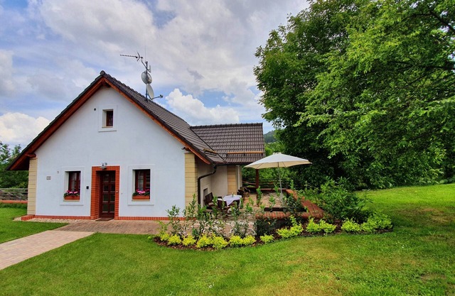 Luxury with swimming pool in beautiful nature of Bohemian paradise