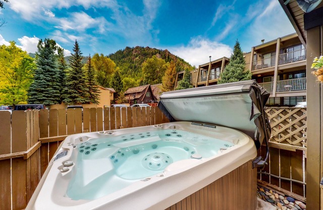 Main St. gem - pool & hot tub - walk to lifts, dog-friendly, third floor