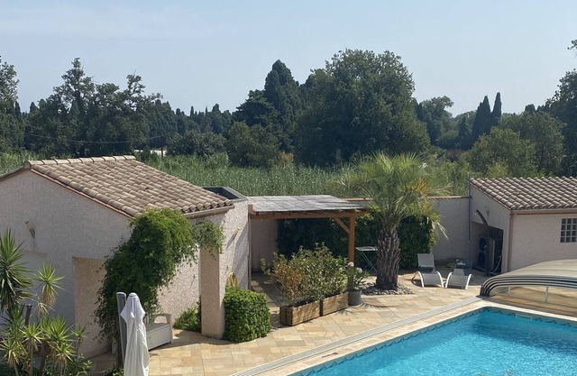 Maisonette in a small village 15 min from the beaches of St Cyprien and Argelès.