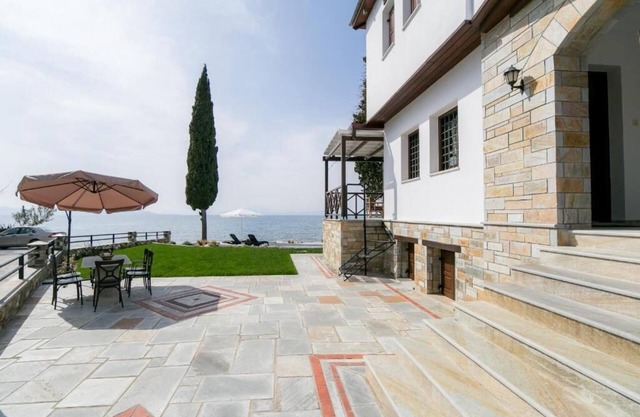 Mermaid Beachfront Villa in lovely Koropi