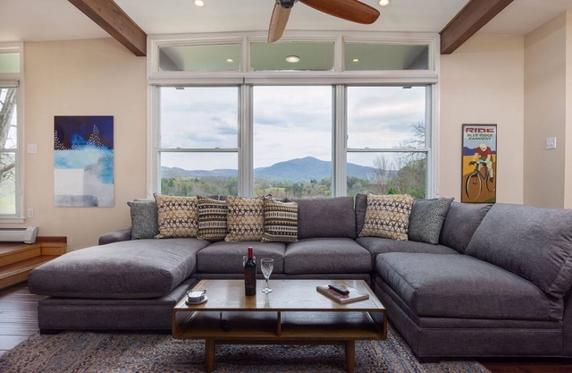 Mid-Century Home & Cabin: Sauna & Hot Tub 15 min to AVL