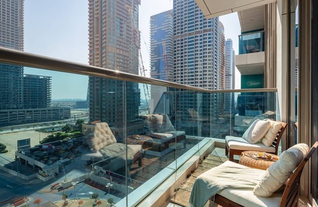 Modern Contemporary 1BR Apt in JLT w/Balcony!