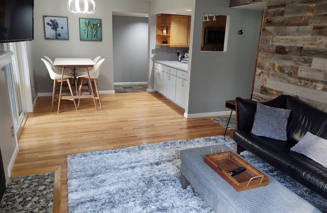 Modern Ground Level Riverfront Condo - World Class Skiing - Private Fly Fishing