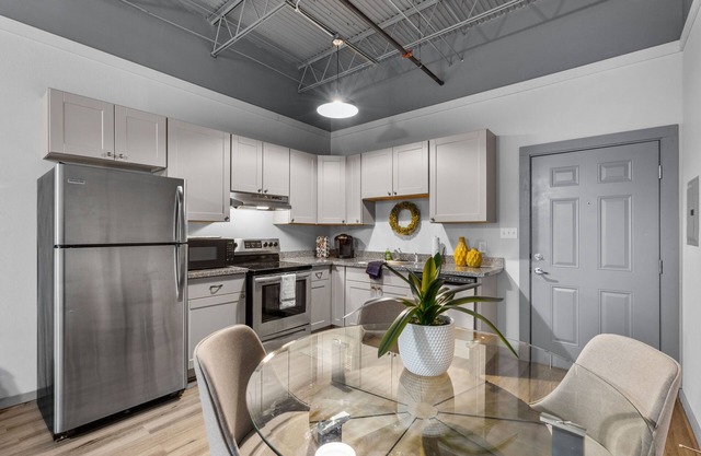 Modern Loft Vibes Exposed Brick + Cozy Design