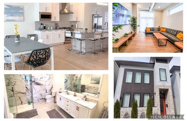 Modern & Luxurious. 4BR. Sleep 12. Minutes to downtown