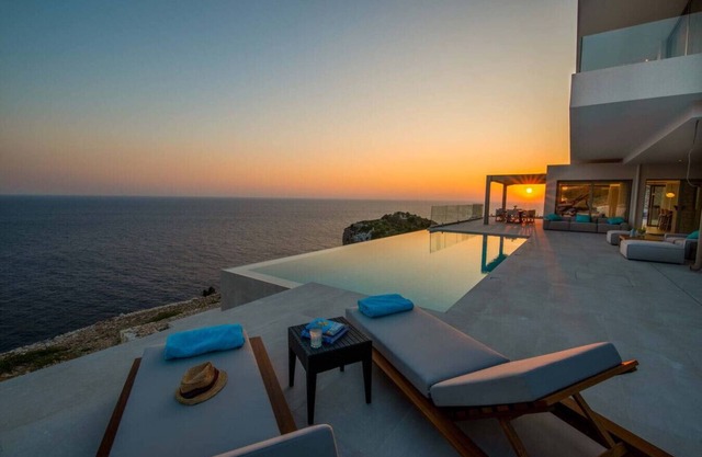 Modern Luxury Above Ionian Sea