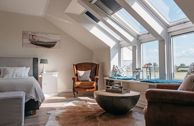 Modern luxury holiday home "weitBLICK" just 200 meters from the Baltic Sea offers relaxation for families and couples travelling together from the stress of everyday life