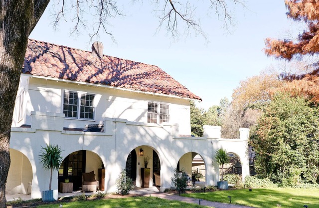 Modern Memphis mediterranean with fun for the entire family
