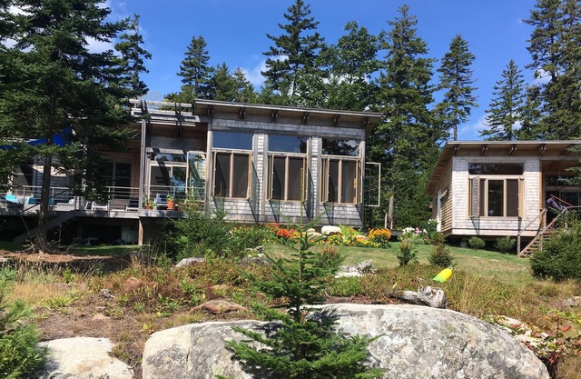 Modern Oceanfront Cabin on Historic Bird Point