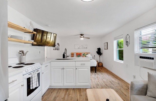 Modern, Quiet & Private Condo w/Fenced Yard
