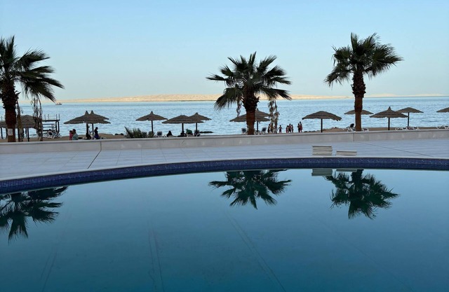 Modern Studio in The View Residence Hurghada with private beach and pool access