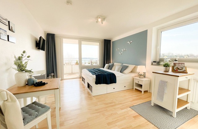 Modern vacation accommodation with sea view in Eckernförde
