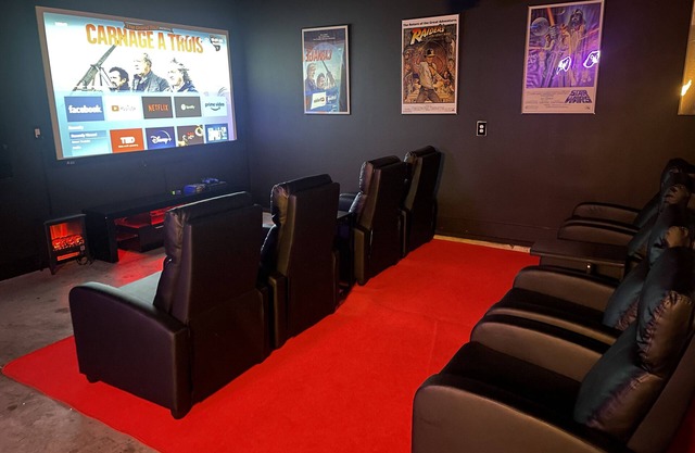 Movie Theater & Rooftop Luxury 3BR, 3.5BA Home with Nashville skyline view