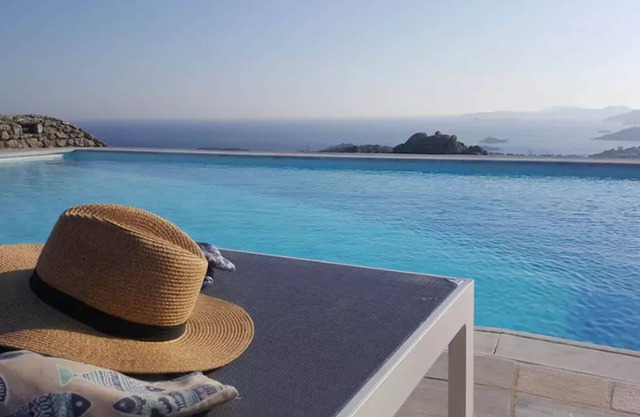 My Rental Homes - Villa Pirgi with swimming pool and panoramic sea views.