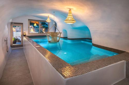 Mystagoge Retreat cave with an indoor pool and gym