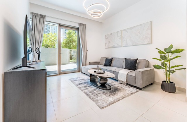 Near Dubai Water Canal 1BR with Spacious Balcony, Creekside 18 A, Creek Harbour