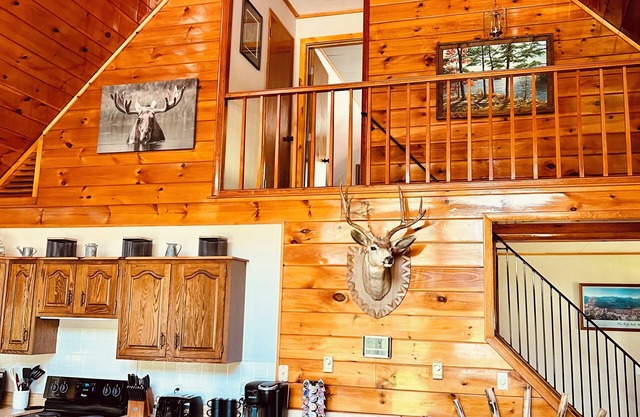 nEnjoy the peaceful wilderness from the comfort of this cozy Adirondack home.