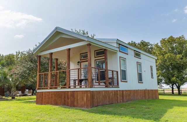 New! Lux Cabin, Bicycling on lush verdant trails