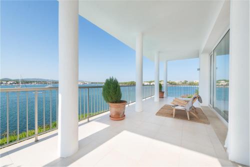 NEW! Villa ESPERANZA, Can Marilla, Front Sea View, Pool, AC, BBQ