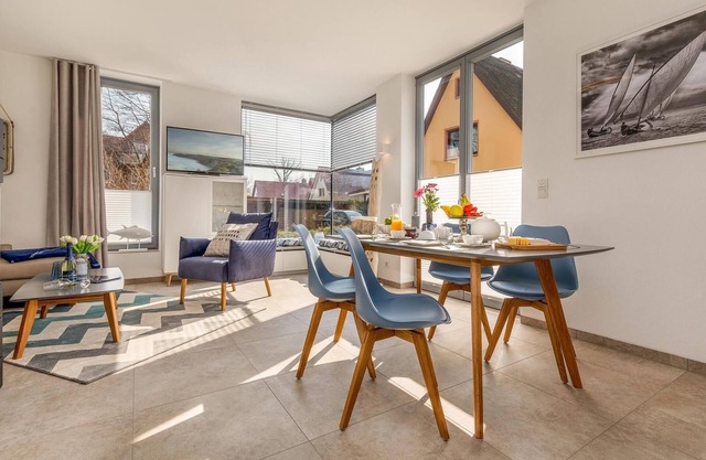 Newly built, dreamlike vacation apartment with sauna and fireplace in the Baltic Sea resort of Prero