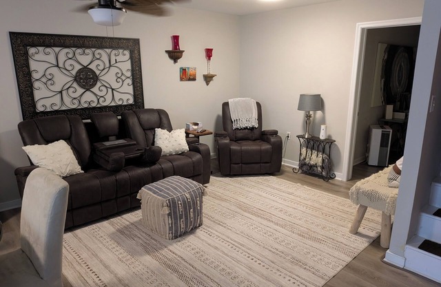 Newly finished basement suite in Midlothian. Very clean and spacious.