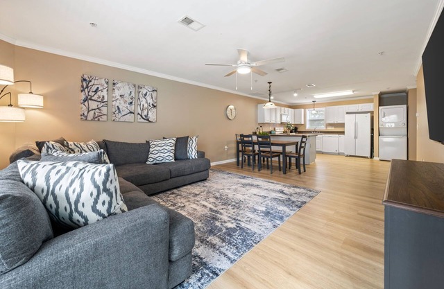 Newly Furnished! Relax in style in this charming townhome in gated community