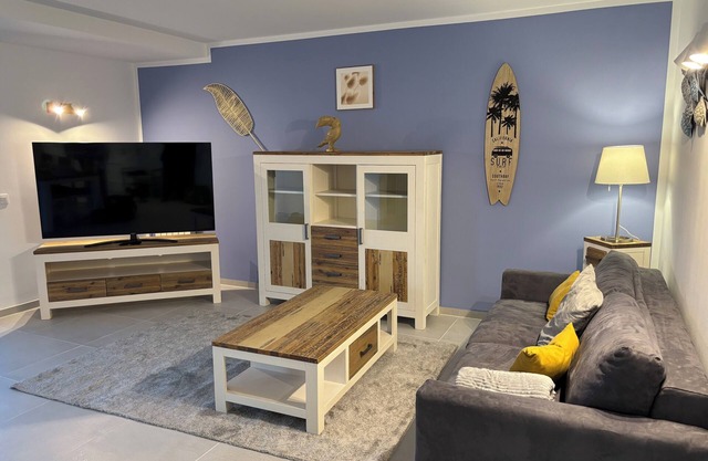 Newly renovated apartment with pool near the beach