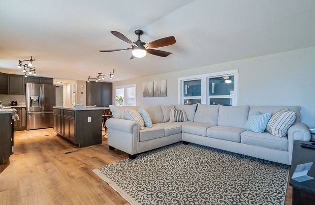Newly updated home on spacious lot located outside of the city