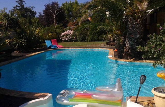 Nice house with swimming pool for rent in Biscarrosse bourg