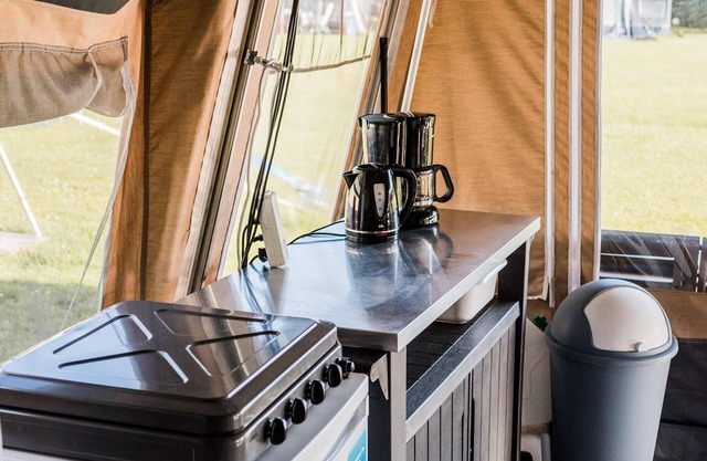 Nice tent lodge on a campsite
