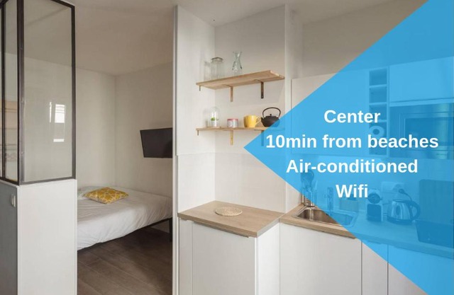 Nicelidays - Le Berlioz - city central - 7min from beaches