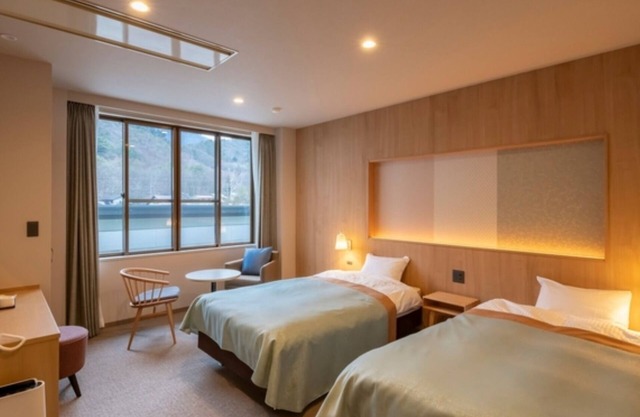 Nonsmoking Twin Room | Room without meals/Omachi Nagano