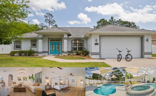 Oasis Heated Pool Spa Fenced Yard Bicycles