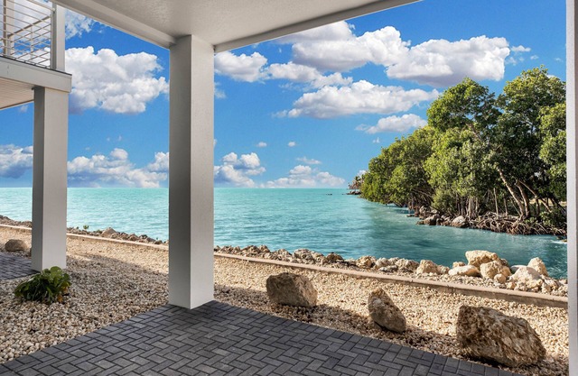 Ocean front home has 2 bedrooms, 2 baths and amazing ocean views.