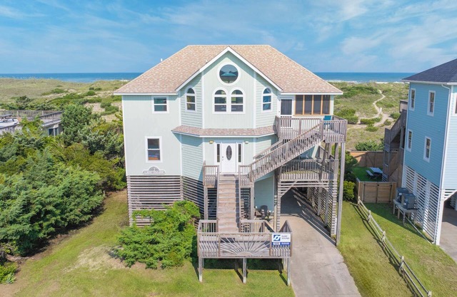 Oceanfront Dog Friendly Home w/Private Pool, Hot Tub, Basketball, and Wet Bar