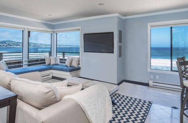 Oceanfront Jewel. Closest Home to Ocean in all of Monterey Bay.
