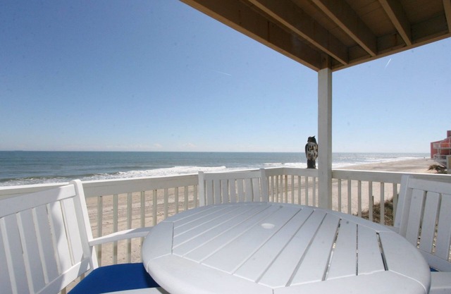 Oceanfront Kure Beach Condo with Pool