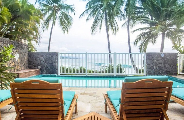 Oceanfront Villa at Alii Point with AC & Private Pool