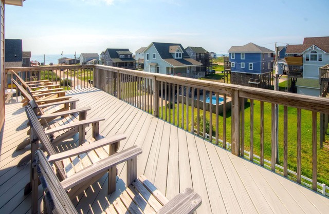 Oceanview Home in Rodanthe w/Private Pool, Hot Tub, Game Room, Screened Porch