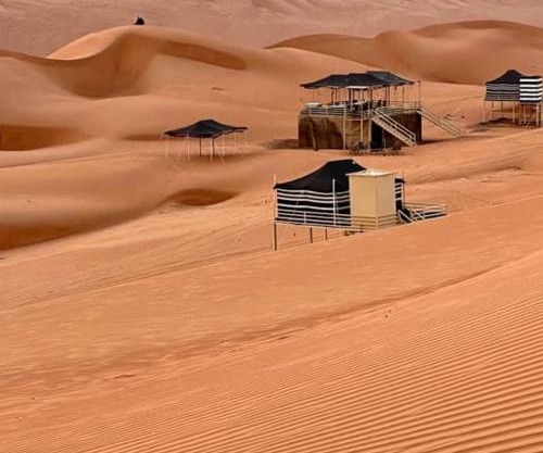 Oman desert private camp