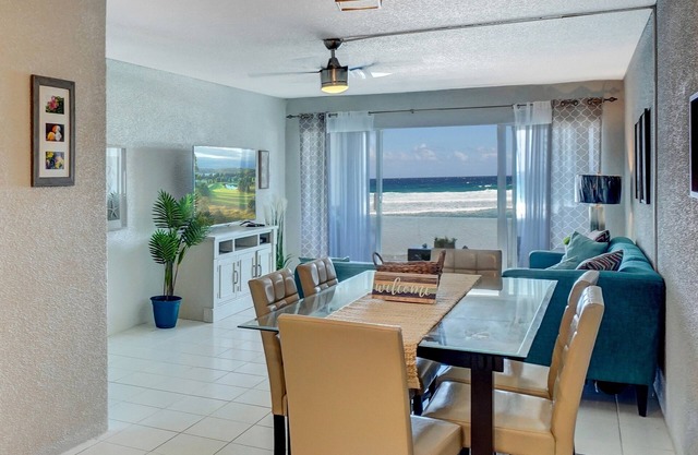 ON the Beach.With a VIEW! The 2 bedroom condo. The Beachfront Princesse