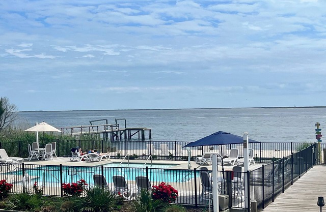 On the picturesque SPT Waterfront! Beautiful Pool & Private Beach!