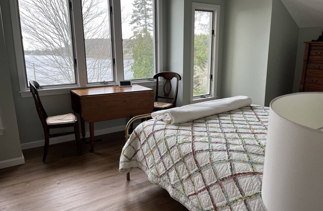 One bedroom apartment with amazing view of the Mystic River!