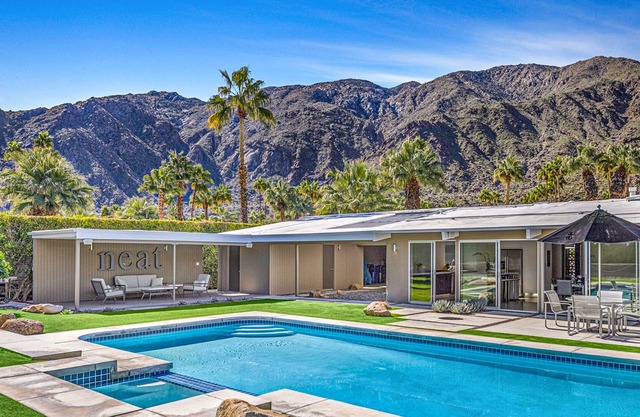 One-of-a-kind Alexander home w/ saltwater pool, spa & incredible setting!