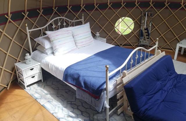 Orchard View Yurt near Looe & Coastal Path