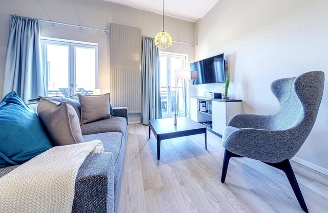 Ostseerast vacation apartment with west-facing balcony in the Alte Seefahrtschule