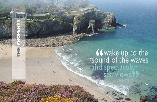 OVERLOOKING THE BEACH with Spectacular Uninterrupted Sea Views. Private Parking