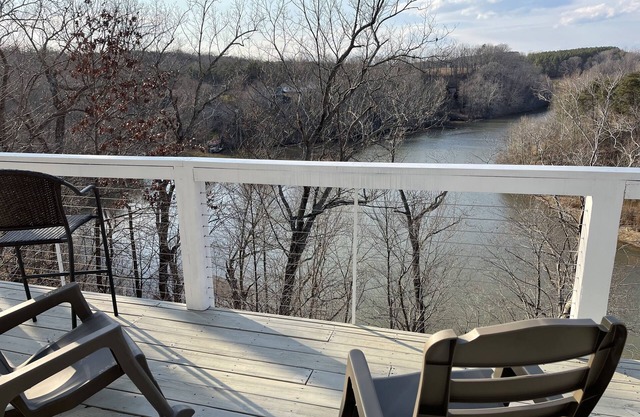 Peaceful waterfront house with a view
