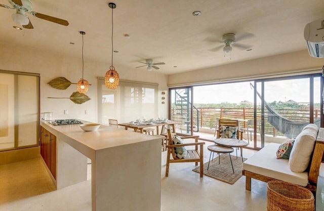 Penthouse Group Paradise: Pool, BBQ, Gym, Cenotes