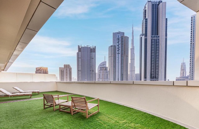 Penthouse with Private Terrace and Full Burj View
